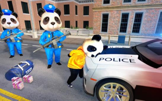 美国熊猫警察绳索英雄游戏安卓版图片1